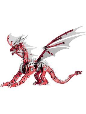 3D Metal Dragon Puzzle Kit for Adults | Collectible Mechanical Craft Gift Decor